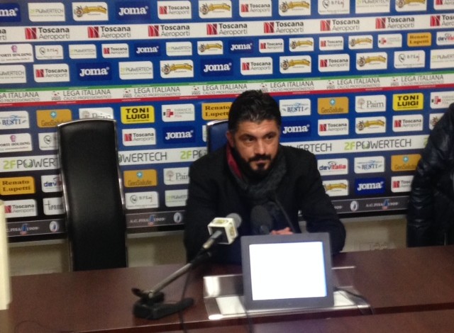 In attesa di Pisa-Pistoiese parla Mister Gattuso