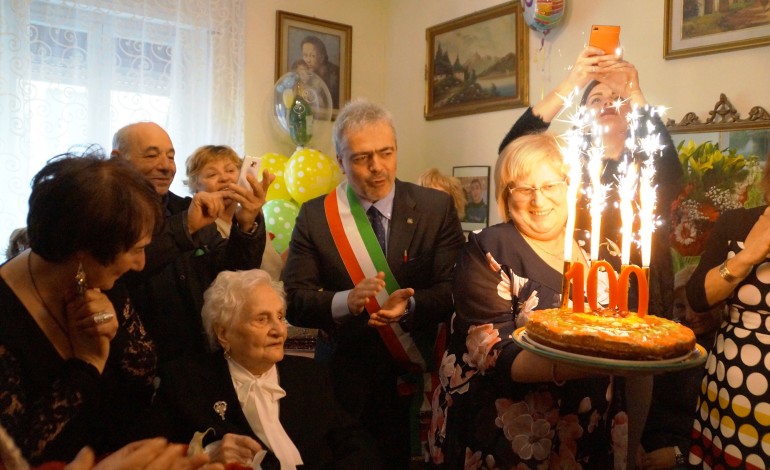 Festa per i cento anni di Maria Bartalucci