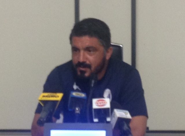 Mister Gattuso alla vigilia di Pisa-Brescia