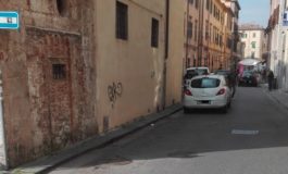 Pisa, lavori ai marciapiedi in via Palestro