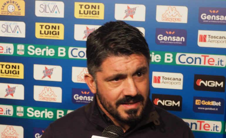 Mister Gattuso alla vigilia di Benevento-Pisa