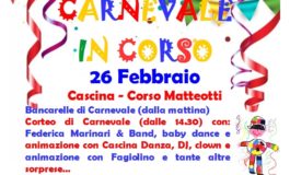 A Cascina torna il carnevale in corso Matteotti