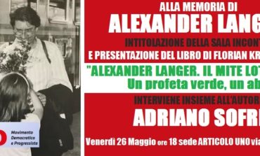 A Pisa un luogo dedicato ad Alexander Langer