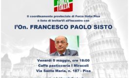 L'Onorevole Sisto (FI) incontra i cittadini pisani