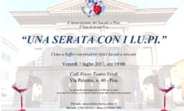 Associazione dei Lucani a Pisa per: “UNA SERATA CON I LU.PI.”