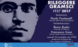 A Pisa l'iniziativa "RILEGGERE GRAMSCI. 1937-2017"