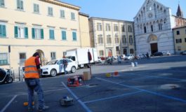 Pisa, arrivano i sensori di parcheggio in Piazza Santa Caterina