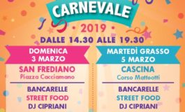 Carnevale 2019, doppia sfilata a San Frediano e a Cascina