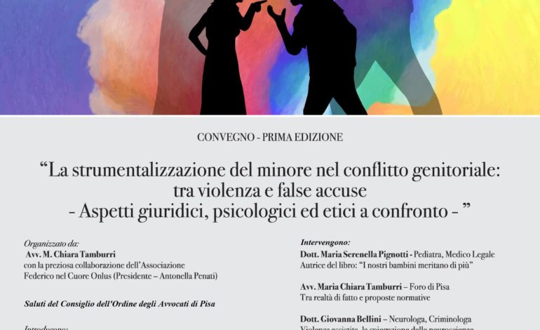 La strumentalizzazione del minore nel conflitto genitoriale, convegno alle Officine Garibaldi