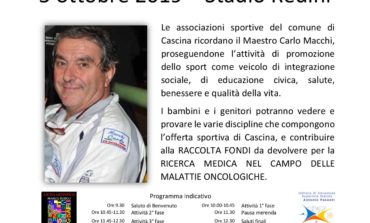 A Cascina il I Memorial Carlo Macchi