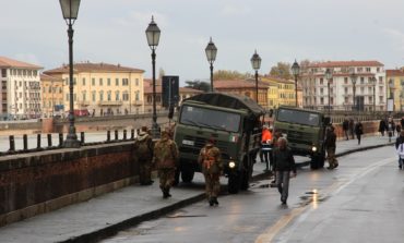 Piena dell’Arno, allerta meteo per rischio idraulico declassata a gialla, domani scuole, università e uffici pubblici aperti