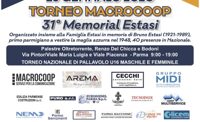 Volley, tutto pronto per la 31esima edizione del torneo Macrocoop