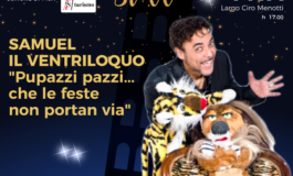 Befana, lo spettacolo di Samuel il ventriloquo in Largo Ciro Menotti