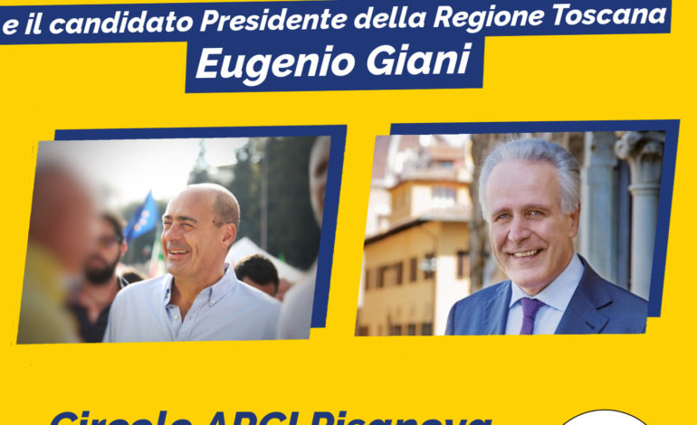 Zingaretti e Giani al Circolo Arci di Pisanova