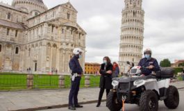 Polizia Municipale, quad in piazza dei Miracoli