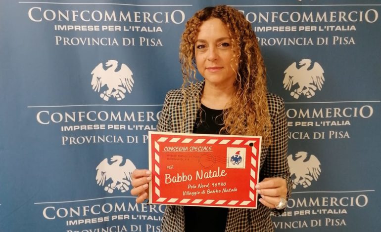 La presidente di ConfcommercioPisa ha spedito una lettera a Babbo Natale