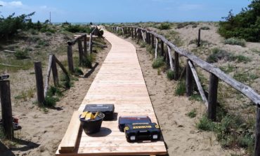 Spiagge del Parco: si rinnovano le passerelle per il mare