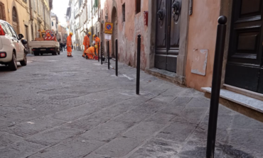 Lavori a Pisa per la messa in sicurezza di via Santa Cecilia