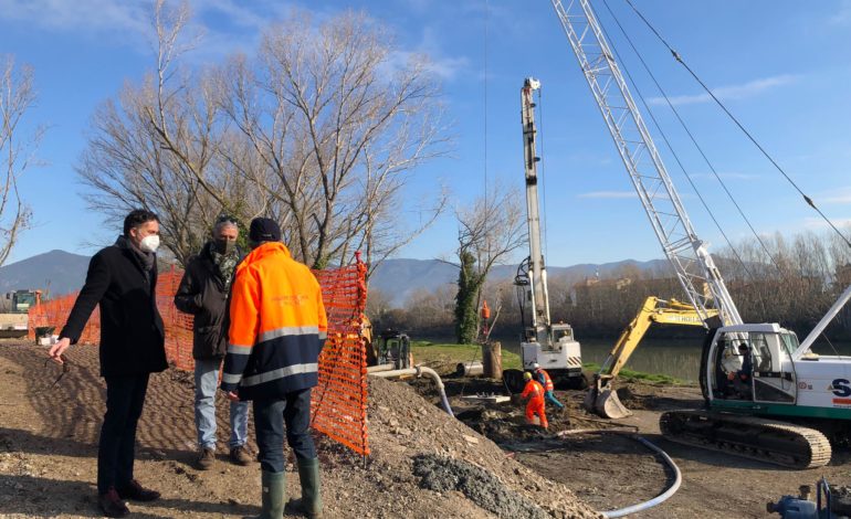 ﻿Ponte ciclopedonale Cisanello-Riglione a Pisa, al via le operazioni di scavo e posa dei pali di fondazione