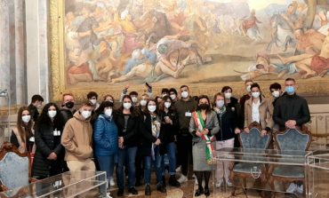 Visita in Comune di studenti tedeschi e rumeni ospiti dell’istituto “Da Vinci – Fascetti”