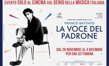 Franco Battiato – La Voce del Padrone, film evento di Marco Spagnoli dal 28 novembre al 4 dicembre al cinema