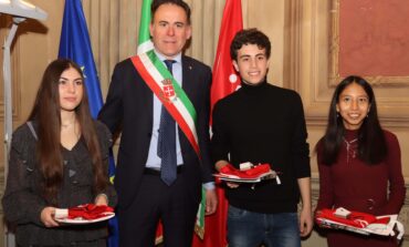 ﻿Ricevuti dal Sindaco i tre studenti pisani premiati dal Presidente della Repubblica Sergio Mattarella