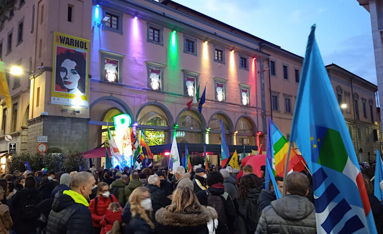 Ad un anno esatto dall’inizio del conflitto in Ucraina la Valdera scende in piazza per chiedere Pace﻿