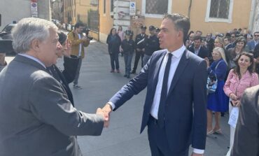 Incontro con il ministro degli esteri Antonio Tajani