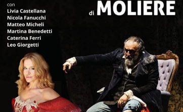 Alla Versiliana “L'avaro di Molière” con Andrea Buscemi ed Eva Robin's