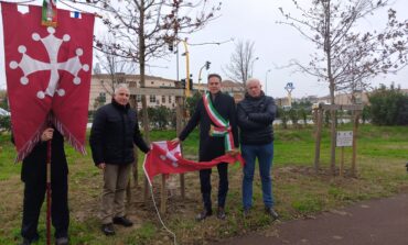 Donati quattro alberi al Parco Europa a Cisanello dai Lions Club Pisa e Certosa