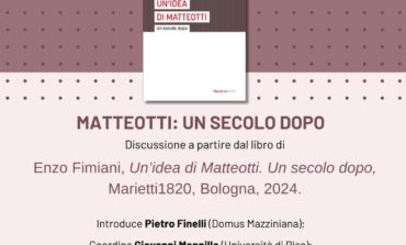 Matteotti, il ricordo a Pisa a cento anni dall’assassinio