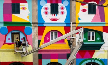 A Riparbella la street art colora gli edifici storici